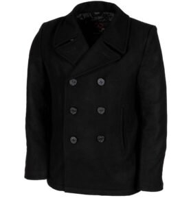 Kabát US Pea Coat ČERNÝ vel. L