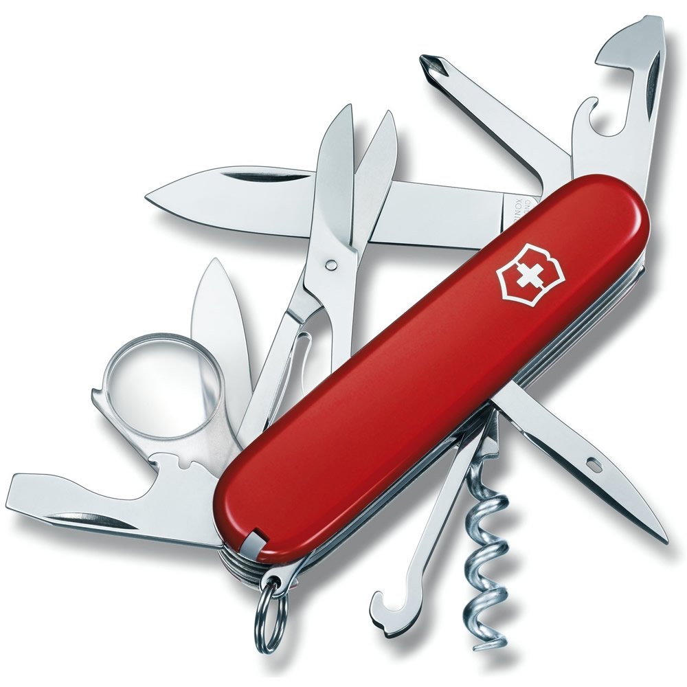 VICTORINOX nůž kapesní EXPLORER 91mm ČERVENÝ