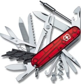 VICTORINOX nůž kapesní CYBERTOOL 41 91mm ČERVENÝ transparentní