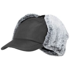 FOX Outdoor čepice s kšiltem TRAPPER zimní ČERNÁ