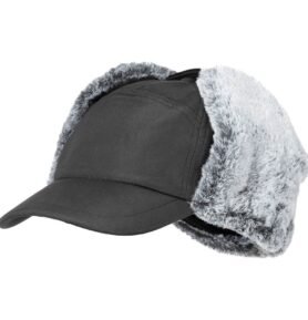 FOX Outdoor čepice s kšiltem TRAPPER zimní ČERNÁ