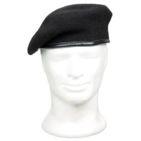 Baret BW vlněný ČERNÝ vel. 62