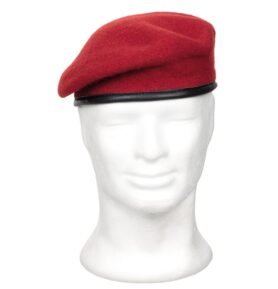 Baret COMMANDO korálově ČERVENÝ vel. 58