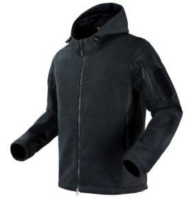 Bunda MERIDIAN FLEECE na zip ČERNÁ vel. XL