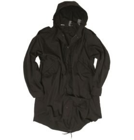 Bunda US M51 FISHTAIL s vložkou a kapucí ČERNÁ vel. L