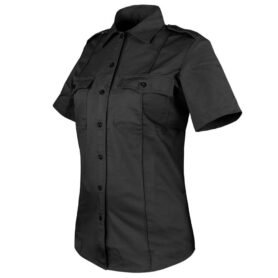 Košile dámská CLASS UNIFORM krátký rukáv ČERNÁ vel. XL
