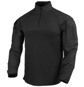 Košile taktická COMBAT GEN II se zipem ČERNÁ vel. 3XL