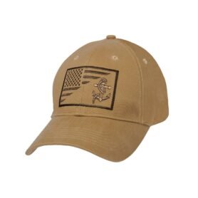 ROTHCO čepice s vyšitým znakem US NAVY a US vlajky COYOTE