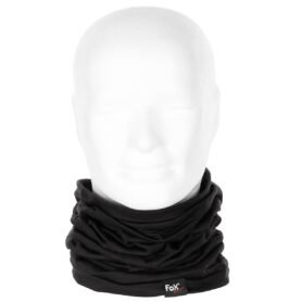 FOX Outdoor šátek multifunkční MERINO LITE ČERNÝ