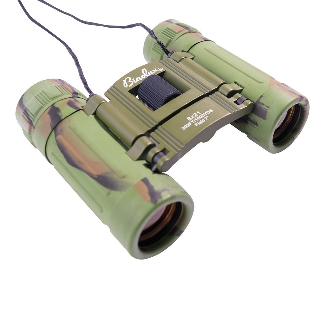 ROTHCO dalekohled 8x21 skládací maskovaný WOODLAND