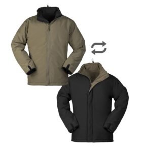 Bunda COLD WEATHER oboustranná ZELENÁ/ČERNÁ vel. S