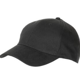MFH čepice baseball nízkoprofilová ČERNÁ