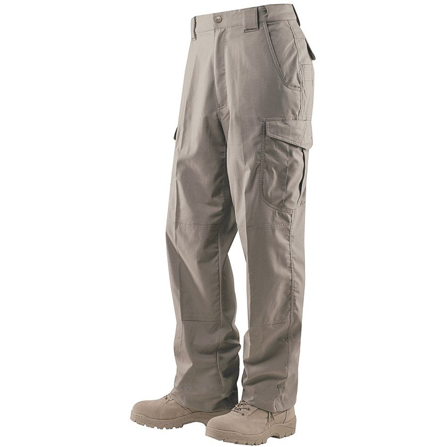 Kalhoty 24-7 ASCENT micro rip-stop KHAKI vel. 32-32