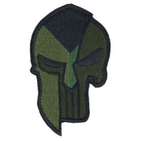 MILITARY RANGE nášivka vlajka ČR + SPARTAN PUNISHER velcro ZELENÁ