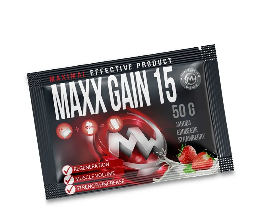 MAXXWIN MAXX GAIN 15 jahoda 50 g