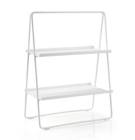 Zone Denmark Kovová stojací police A-Table 75 cm White