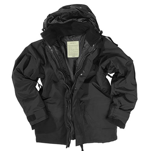 Bunda US s vložkou FLEECE ČERNÁ vel. M