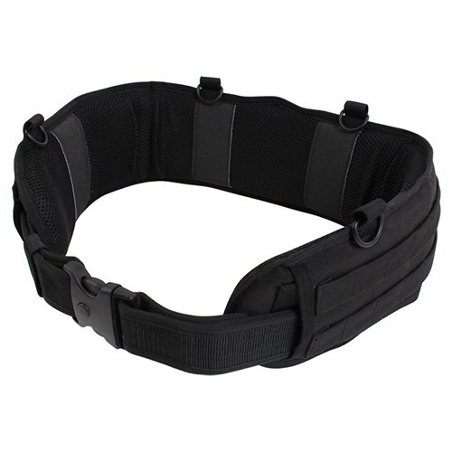 Opasek MOLLE taktický polstrovaný BATTLE ČERNÝ vel. M