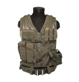 MIL-TEC vesta taktická CROSSDRAW USMC ZELENÁ