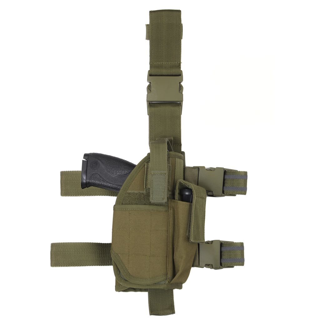 ROTHCO pouzdro pistolové stehenní UNI DELUXE ZELENÉ