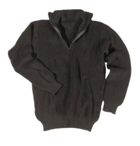 Svetr TROYER ACRYL s límečkem ČERNÝ vel. 50