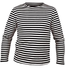 Triko námořnické MARINE dl.rukáv ČERNÉ vel. XXL