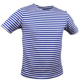 Triko námořnické MARINE krátký rukáv SVĚTLE MODRÉ vel. M