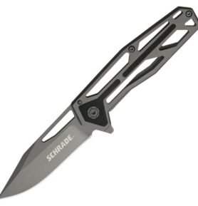 SCHRADE nůž zavírací CAGE hladké ostří