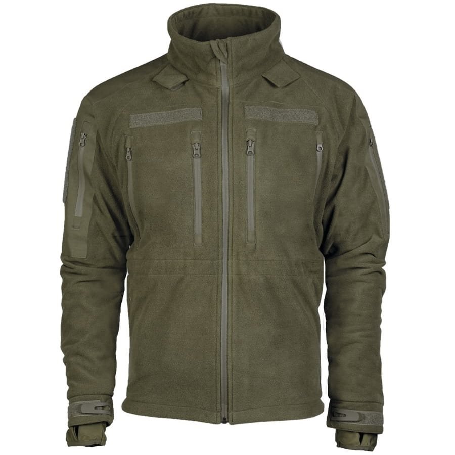 Bunda fleece s membránou TPU PLUS ZELENÁ vel. XL