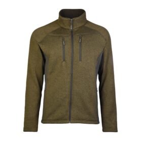Mikina outdoorová STRUCTURE-FLEECE ZELENÁ vel. XXL