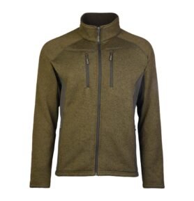 Mikina outdoorová STRUCTURE-FLEECE ZELENÁ vel. 3XL