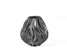 Morsø Porcelánová váza Flame 19 cm Black