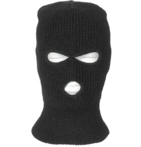 MFH kukla pletená 3 otvory Acryl ČERNÁ