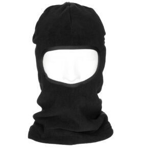 MFH kukla 1 otvor Polyester-fleece ČERNÁ