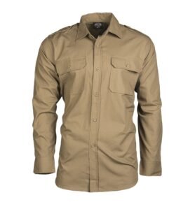 Košile polní na knoflíky rip-stop COYOTE vel. XS