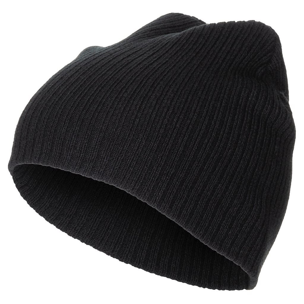 Pro Company čepice BEANIE pletená Rip extra krátká ČERNÁ