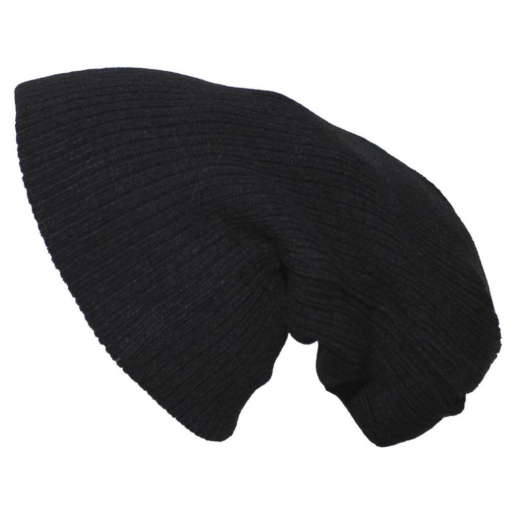 Pro Company čepice pletená BEANIE extra dlouhá ČERNÁ