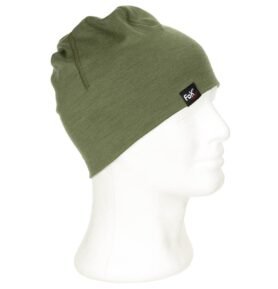 FOX Outdoor čepice BEANIE MERINO LITE ZELENÁ