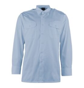 Košile SERVIS dlouhý rukáv na knoflíky SVĚTLE MODRÁ vel. XXL