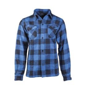 Košile DŘEVORUBECKÁ na knoflíky MODROČERNÁ vel. 3XL