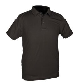 Triko/polokošile TACTICAL QUICK DRY krátký rukáv ČERNÁ vel. 3XL