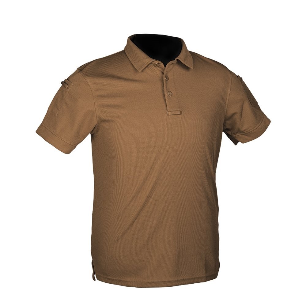 Triko/polokošile TACTICAL QUICK DRY krátký rukáv COYOTE vel. L