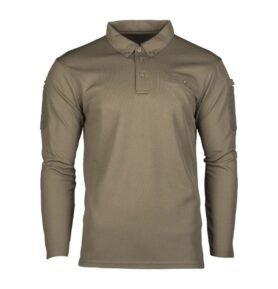 Triko/polokošile TACTICAL QUICK DRY dlouhý rukáv ZELENÁ vel. 3XL