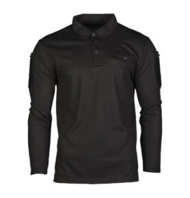 Triko/polokošile TACTICAL QUICK DRY dlouhý rukáv ČERNÁ vel. 3XL