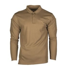Triko/polokošile TACTICAL QUICK DRY dlouhý rukáv COYOTE vel. 3XL