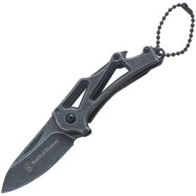 Smith & Wesson nůž zavírací KEYCHAIN hladké ostří ČERNÝ