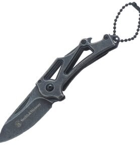 Smith & Wesson nůž zavírací KEYCHAIN hladké ostří ČERNÝ