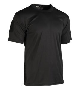 Triko taktické QUICK DRY krátký rukáv ČERNÉ vel. 3XL