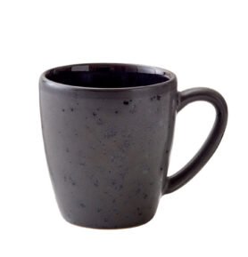 Bitz Kameninový hrnek s ouškem 19 cl Black/Dark Blue