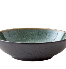 Bitz Kameninová mísa na těstoviny 20 cm Black/Green